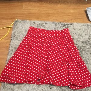 Rue 21 polka dot mini skirt